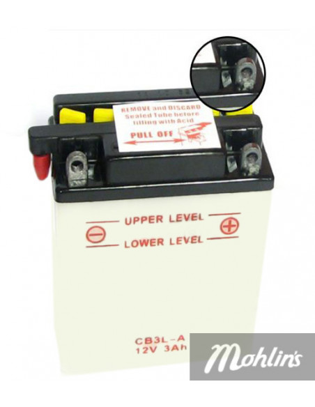 Batteri 12v - 3a, 98x54x111