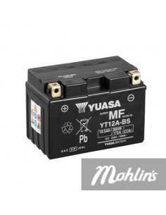 Batteri Yuasa 12V YT12A-BS 150X87X105 mm