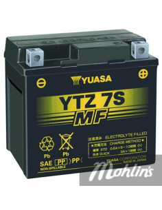 Batteri Yuasa YTZ7S AH6, 113X70X105 mm