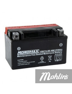 Batteri EBX7A-BS, AH 6, 150X87X94 mm
