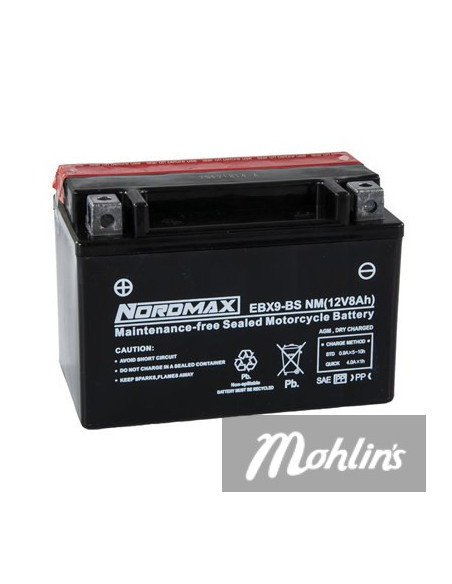 Batteri EBX9-BS, AH8, 150X87X105 mm