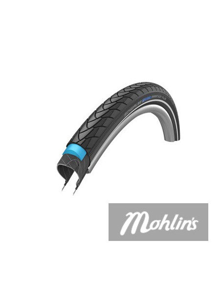 Cykeldäck 28 tum Schwalbe Marathon Plus 28-622 Svart/Reflex