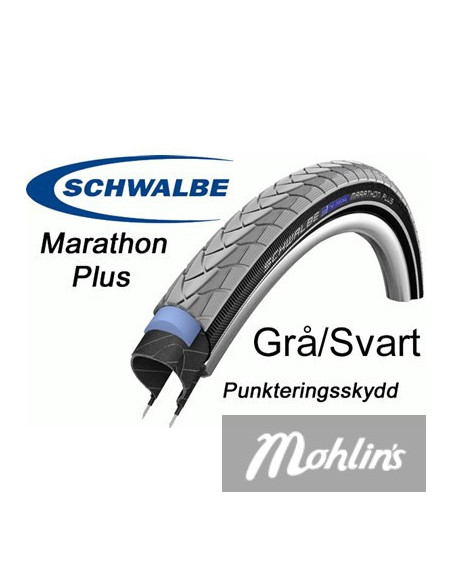 Cykeldäck 24 tum Schwalbe Marathon Plus 25-540