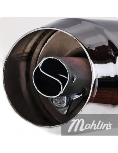 Ljuddämpare 28 mm Krom