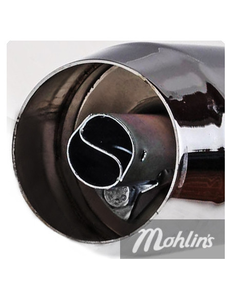 Ljuddämpare 28 mm Krom