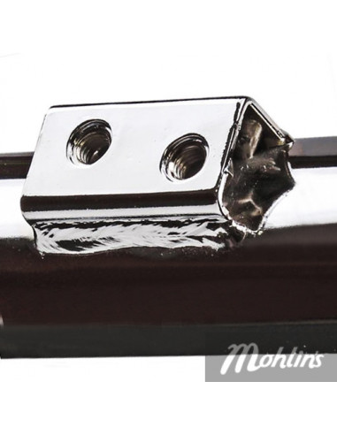 Ljuddämpare 28 mm Krom