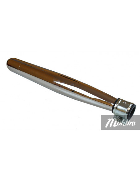 Ljuddämpare standard 28 mm universal 60X550 mm levereras med avgasklämma