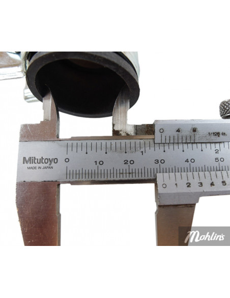 Ljuddämpare standard 28 mm universal 60X550 mm levereras med avgasklämma