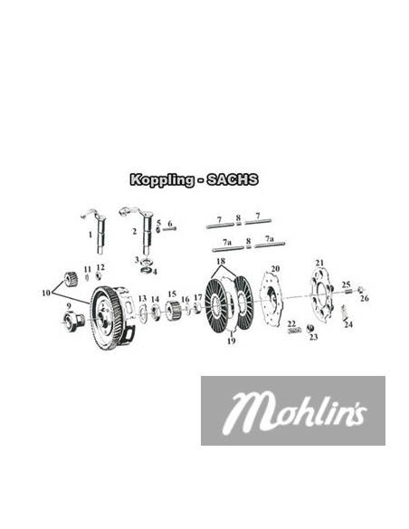 Kopplingslager Sachs Made in Taiwan