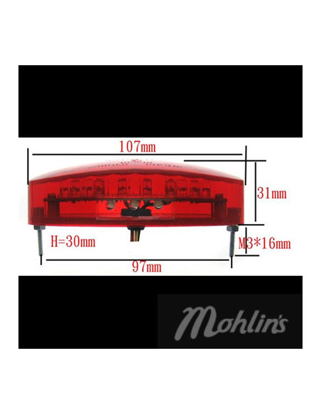 Baklampa Komplett Led