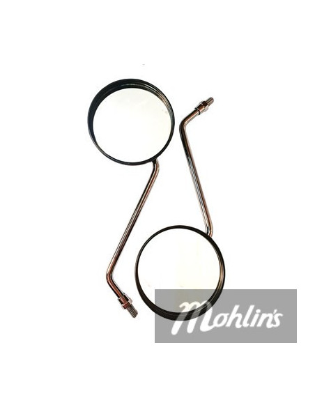 Backspegel(par)Svart M10-gänga