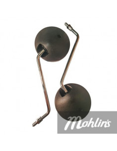 Backspegel(par)Svart M10-gänga 2