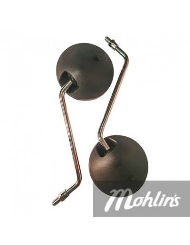 Backspegel(par)Svart M10-gänga