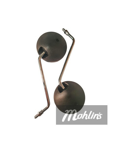 Backspegel(par)Svart M10-gänga