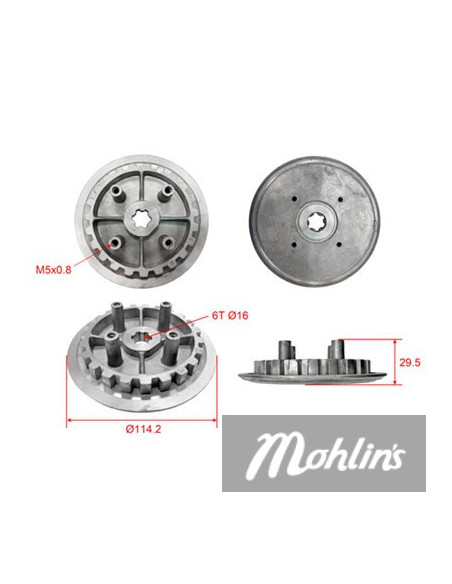 Kopplingskorg Yamaha FS1