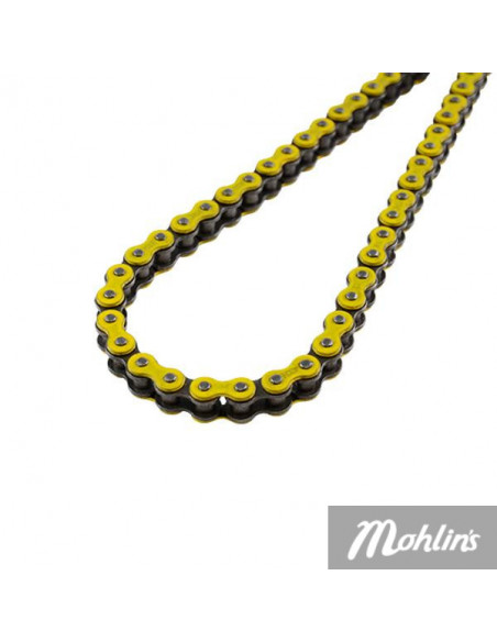 Mopedkedja 1/2x1/4 (420) 134 länk Gul