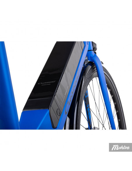 Crescent Elis Elcykel 8-vxl 53cm Blå matt Mittmotor Hydraulisk skivbroms 28 tum