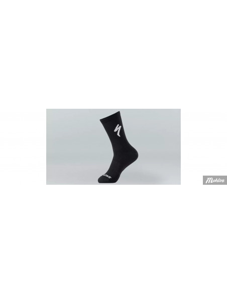 Cykelstrumpor Specialized Soft Air Road Tall Sock Svart/Vit L