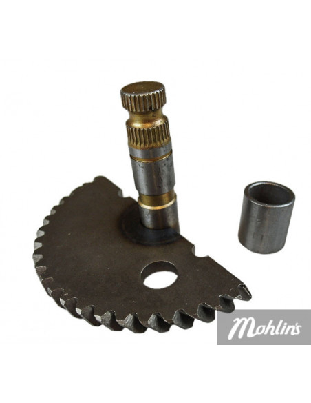 Kickaxel med bussning 17t drev