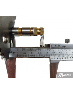 Kickaxel med bussning 17t drev 2