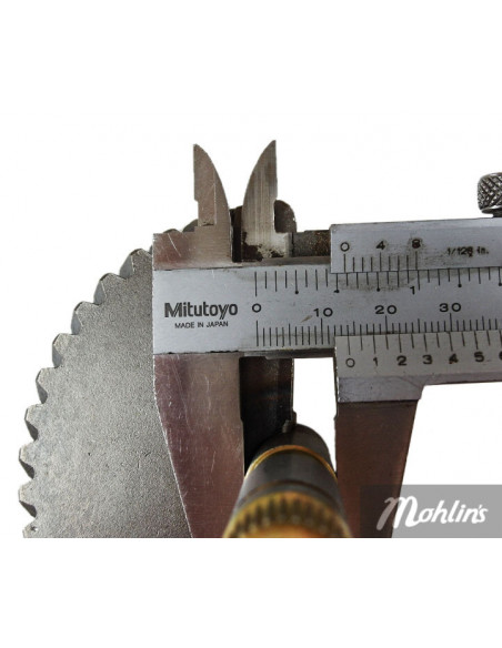 Kickaxel med bussning 17t drev