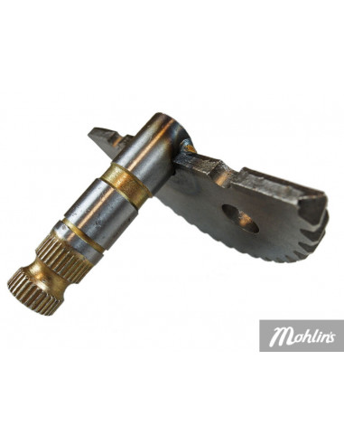 Kickaxel med bussning 17t drev