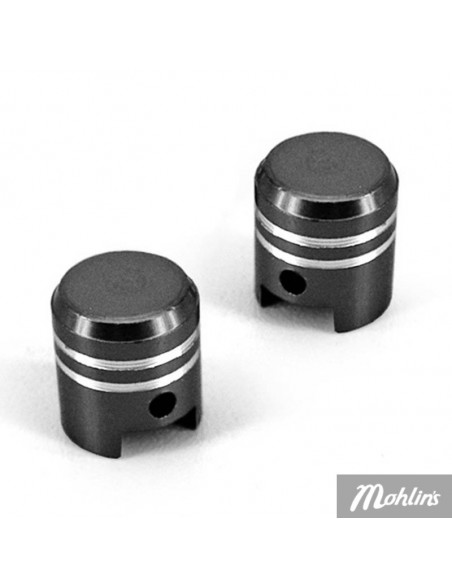 Ventilhattar (Kolv) Svart