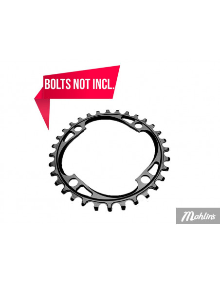 Framdrev Absolute Black Ø104 mm Singlespeed 32T 4 holes