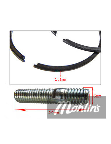 Cylinder Piaggio 70cc 47mm