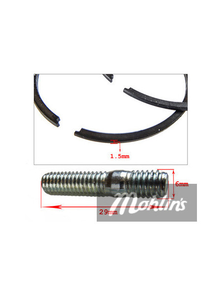 Cylinder Piaggio 70cc 47mm