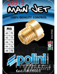 Munstyckssats 6 mm 69-78 Polini                       A3.4.4 2