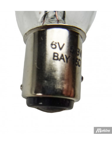Lampa BAY15D 6v 5/3w