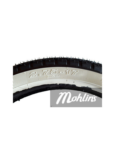 Däck 17X275 Tt Road Vit Sida