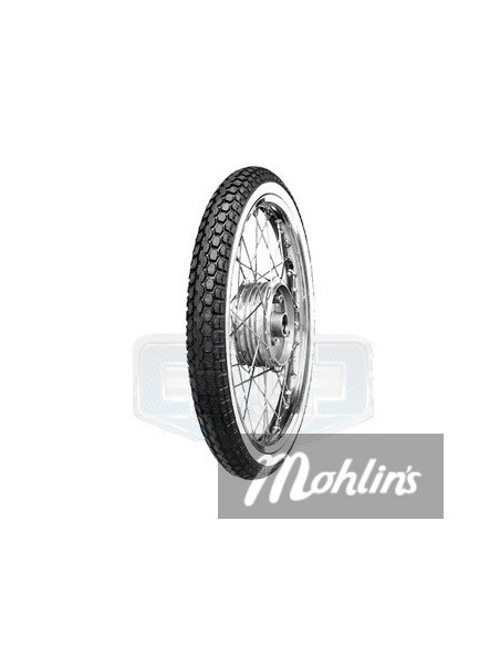 Däck 19x200 TT Road Vit Sida