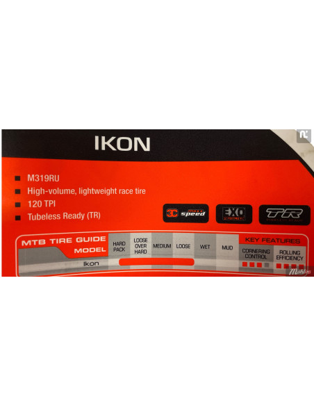 Cykeldäck 29 tum Maxxis IKON 29x2.35 EXO 3C 120tpi Vikbart