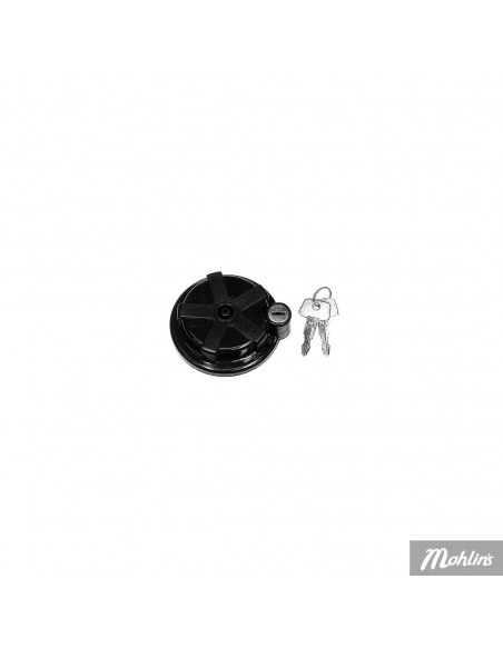 Tanklock låsbart svart