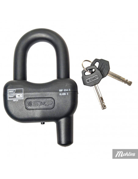 Godkänt moped/MC bygellås Klass 3