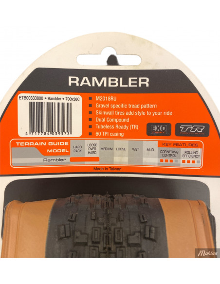 Cykeldäck Maxxis RAMBLER 38-622