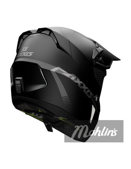 Hjälm MX Wolf Mattsvart M