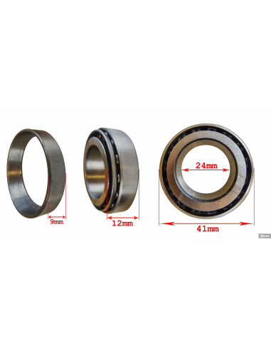 Styrlagersats Honda MB/MT med konisk lager