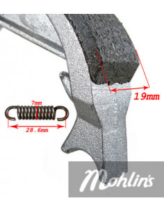 Bromsbackar Leleu 80 mm 2