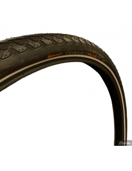 Cykeldäck 28 tum Continental Contact Plus 700x47c (45c) 28x1,75 (47-622)