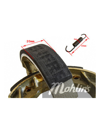 Bromsbackar Grimeca 105