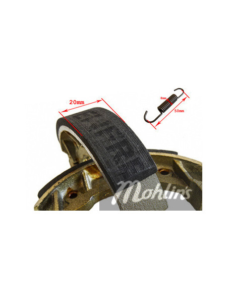 Bromsbackar Grimeca 105