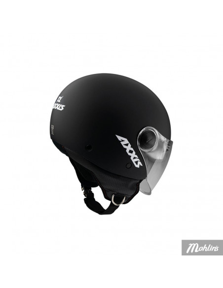 Axxis Square Solid, jethjälm,  MattSvart