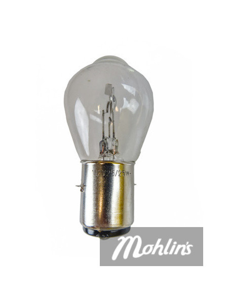 Glödlampa 6v 15/15W(20/20) BA20D