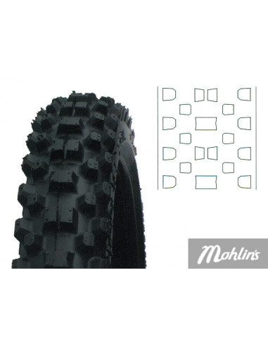 Mopeddäck 10x2.50 tt Cross