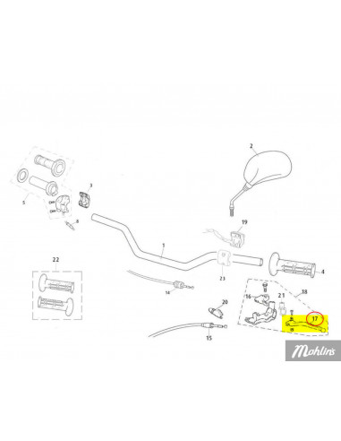 Kopplingsgrepp Rieju MRT 2018 - 2024 Original