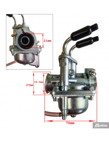 Förgasare Yamaha PW50 / Sting SG50 std. 12mm