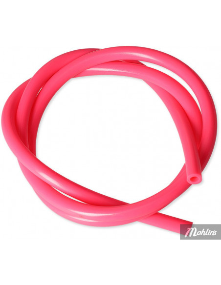 Bränsleslang 5 mm Cerise 1 meter i förpackning